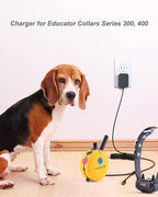 Training Collars Charger Compatible with Mini Educator Series 300, 400, RX, FOB and BP-504 Barkless Training Collars.