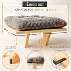 Cat Window Bed - Cozy Window Perch for Cats Inside - Stylish Cat Furniture with Soft Cushion, Perfect Kitten Bed & Cama para Gatos for Sunbathing, Hamaca para Gatos