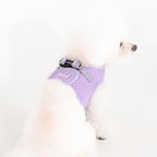 Puppia Dotty Dog Vest Harness B (Step-in) Fashionable Polka Dot Pattern Spring Summer Harness for Small Dogs, Violet, Small