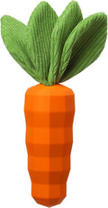 MewaJump Dog Squeaky Chew Toys for Aggressive Chewers, Easter Toys Rubber Carrot Dog Toys for Training and Cleaning, Durable Interactive Tough Dog Toy for Puppy Medium Dogs