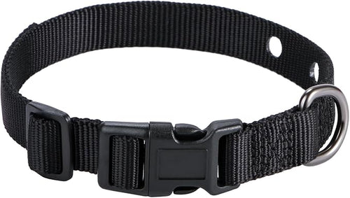 1 Inch Dog Shock Collar Replacement Strap with 2 Holes - Compatible with Most Brands of Ecollar Dog Fences and Training Collars, Black