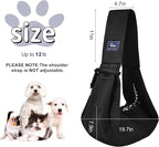 CUBY Dog and Cat Sling Carrier - Hands Free Reversible Pet Papoose Bag - Soft Pouch and Tote Design - Suitable for Puppy, Small Dogs Cats Outdoor