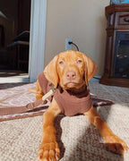 Gooby Stretch Fleece Vest Dog Sweater - Brown, X-Small - Warm Pullover Super Stretchy Fleece Dog Jacket for Small to Large Dogs