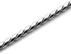 Mogoko Stainless Steel Dog Choke Chain Collar, Puppy Metal Snake Chain Pet Show Slip Collar Choker for Training Walking (Silver;20.0"*4.0mm)