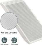 Dog Ramp for Bed& Couches – 4 Heights up to 18.31", Anti-Slip, Portable, Supports 100 lbs – Easy-Clean Pet Stairs for Small & Senior Dogs