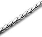 Mogoko Stainless Steel Dog Choke Chain Collar, Puppy Metal Snake Chain Slip Collar Pet Titan Training Walking Choker (Silver;24.0"*5.0mm)
