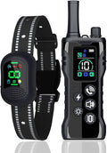 Dog Training Collar -4900Ft Dog Training Collar with Remote,IP67 Waterproof Electric Collar with 4 Training Modes,Support Remote Voice Call Function,Rchargeable E-Collarfor All Dog Sizes (Black)