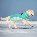 Lelepet Dog Coat Warm Dog Winter Coat Waterproof Dogs Jacket with Harness Built in Reflective Pet Fleece Vest Zip-Up Cold Weather Coats for Small Dogs Turtleneck Windproof Coats Yorkie Mint Green S