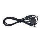 USB Charger Cable for PetSpy, IPETS, Petrainer, TrainPro, PETTECH Electronic Training Collar & Dog Shock Collar, Charging Cord with 2 DC Barrel Connectors