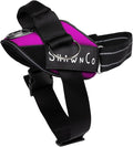 ShawnCo Essential Pro Dog Harness, No-Pull Pet Vest with 3 Leash Clips and Removable, Reflective Side Patches, Adjustable and Padded Harness for Small, Medium and Large Dogs (Orchid, S)