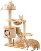 Generic Cat Tree Tower Integrated Cat Nest Climbing Frame Scratching Post House Pet Toy