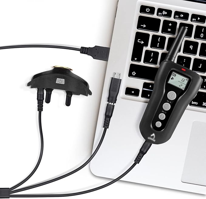 Shock Collar Charger Replacement for Petrainer PET998DBB, NBJU TC-001 and PATPET P-Collar 320 Training Collar,4 in 1 USB Charging Cable, Micro USB Adapter