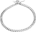 Herm Sprenger Chrome Plated Steel Dog Training Collar with Flat Narrow Round Links Toggle Closure Dog Chain for Small Medium Large Dogs Made in Germany (20 inches (50 cm))