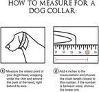 Dog Chain Collar Dog Walking Collar 15mm Black Strong Stainless Steel Cuban Link Chain Collar for Small Medium Dogs（16 Inches