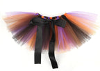 Elegant little tail Halloween Dog Costume, Pet Halloween Dress Set Orange and Purple Puppy Party Supplies, Cute Tutu Skirt Outfit for Small Medium Large Girl Boy Dogs & Cats