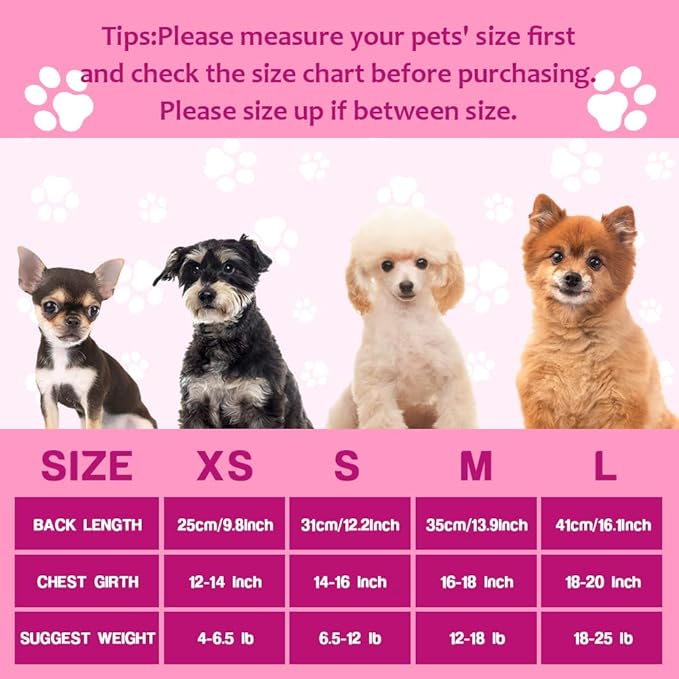 Dog Dress Girl Dog Dresses with Bowknot Tulle Princess Pet Clothes for Small Medium Large Dogs Girls Boys Cats Outfit Apparel (Large, Happy Easter)