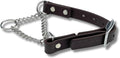 Martingale Collar for Dogs, Biothane, Stainless Steel Hardware, No Pull, Made in The USA, Professional Grade, Large, Brown