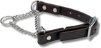 Martingale Collar for Dogs, Biothane, Stainless Steel Hardware, No Pull, Made in The USA, Professional Grade, Large, Brown