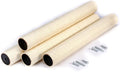 SHENGOCASE 4-Pack Cat Tree Accessories Replacement Parts Post 23.6" L, 3.15" Ø Pole, Cat Tower Post Relacement (M8 Screw)