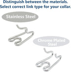 Herm Sprenger - Stainless Steel Additional Prong Links for Herm Sprenger Ultra-Plus Dog Training Collar - for Small Medium Large Dogs - Made in Germany (2.25 mm)