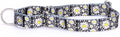 Serijoars Adjustable Martingale Dog Collar Heavy Duty Nylon Dog Collar for Medium Large Dogs Walking Training Boy and Girl Dogs (M, Little Daisy)