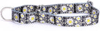Serijoars Adjustable Martingale Dog Collar Heavy Duty Nylon Dog Collar for Medium Large Dogs Walking Training Boy and Girl Dogs (M, Little Daisy)
