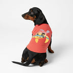 Fitwarm Hawaiian Sea Turtle Dog Shirt, Tropical Summer Clothes for Small Dogs Boy Girl, Funny Pet Outfit, Orange, XL