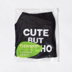 Fitwarm Cute But Psycho Dog Shirt, Summer Clothes for Small Dogs Boy Girl, Funny Pet Outfit, Black, White, XXL