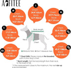 AOFITEE Dog Coat, Waterproof Dog Jacket Winter, Dogs Coat with Harness Built in, Warm Dogs Puffer Jacket with Zipper, Reflective Pet Snowsuit Sweater for Dachshund, French Bulldog, Boston Terrier, M