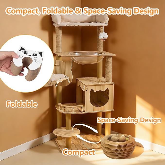 New Mint Ball Cat Scratching Board Toy, Upgrade Magnetic Interactive Kitty Toy, Shape Shifting Cardboard Cats Toys for Entertaining, Magic Organ Cat Scratcher Pads for Indoor Cats (1 pcs)
