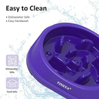 Anti-Choking Slow Feeder Dog Bowls Small Size Dog, Slow Feeder Cat Bowl, Supplies and Puzzle for Pet