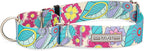 Lucky Love Dog Wide Martingale Dog Collar - No-Slip, Durable, & Soft Webbing 1.5 inch Martingale Collar for Dogs Male and Female Ideal for Training & Walking - Caroline, Large