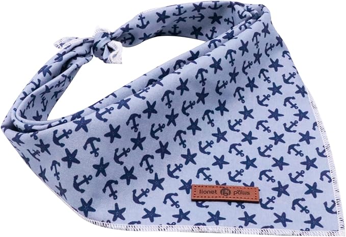 lionet paws Summer Dog Bandana,Fabric Dogs Kerchief for Small Medium Dogs,Dog Cotton Triangle Bibs Scarf for Girl Boy