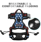 BARKBAY No Pull Dog Harness Front Clip Heavy Duty Reflective Easy Control Handle for Large Dog Walking(Star,XL)