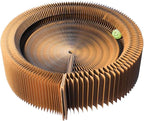 Cat Scratcher Lounge Bed, Collapsible Magic Organ Cardboard Cat Bed, Round Cat Scratching Bed Nest for Indoor Big Large Kitty Kitten Cats