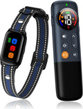 No Shock Dog Training Collar Vibrating Dog Collar with Remote 3300ft, Beep and Vibration Collar for Dogs 10-120lbs, Waterproof | Safe Lock | Painless&Humane to Stop Bad Behaviors