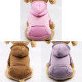 TAPBULL Dog Dresses, Fashionable Pet Dog Sweatshirt Clothes in Light Colors, Cute Cat Birthday Dress Outfit (Pink/Purple/Coffee 3-Pack), XX-Large