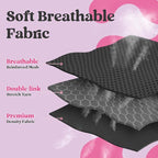 rabbitgoo Dog Harness Small Sized and Leash Set, Step-in Breathable Pet Harness, Soft Walking Reflective Puppy Vest for Small Dogs, Black & Rose Red, XXS