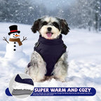 Gyuzh Dog Coat with Harness Winter Dog Coat Fleece Dog Jacket Waterproof Dog Coat Zipper Dog Jacket Puppy Coat Small Dog Clothes Dog Coat with Reflective Harness for Smal Medium Large Dogs