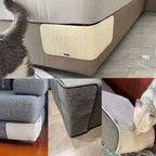 Cat Scratching Pad Natural Sisal Sofa Corner Furniture Protector Scratcher Mats Protecting Carpets and Sofas Couch Corner Furniture Anti-Slip Sisal Cat Repellent Mat for Sofa Bed Desk Legs
