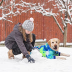 Dog Hoodies Winter Coat for Large Medium Dogs, Pullover 6 Legs Warm Coat Hooded Sweatshirt, Fleece Hoodie for Cold Weather (Bandhnu Green, 5X-Large)