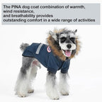 PINA Dog Coats for Small Dogs, Waterproof Dog Jacket, Dog Winter Coat Jacket, Warm Dog Cold Weather Coats, Windproof Reflective Dog Hoodie with Pocket, Flannel Lining Dog Snow Coat with Faux Fur Hood