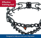 Herm Sprenger - Stainless Steel Ultra-Plus Prong Dog Training Collar - Black - 4 mm x 20" Neck Size; 25" Chain Length