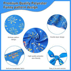SZEE Dog Birthday Bandana, Reversible Bandanas for Dog Birthday Outfits, Pet Apparel & Accessories, Triangle Pet Scarf for Photo Prop and Holiday Decor (Small, Blue)