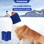 Nanaki Dog Calming Hoodie Quiet Head Cover Sleeves - Ear Covers Hood for Noise Bath, The Grooming and Force Drying Head Protection for Anxiety Relief and Calming Dog Neck and Ear Warmer