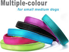 Reflective Slip Dog Collar, Loop Dog Collar for 44-75 lbs Dogs Nylon Collars with Soft Padded for Pet Training– Pink 1" W x 22" L (Fits Neck 15.7"-19.7")