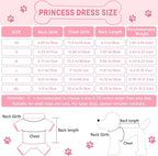TAPBULL Dog Dresses, Fashionable Pet Dog Sweatshirt Clothes in Light Colors, Cute Cat Birthday Dress Outfit (Pink/Purple/Coffee 3-Pack), XX-Large