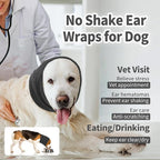 Nanaki Dog Calming Hoodie Quiet Head Cover Sleeves - Ear Covers Hood for Noise Bath, The Grooming and Force Drying Head Protection for Anxiety Relief and Calming Dog Neck and Ear Warmer