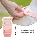 No Pull Dog Harness, Puppy Vest with Front Clip for Small Medium Large Sized Dog(Light Pink,L)