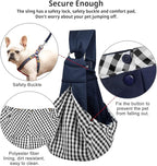 CUBY Dog and Cat Sling Carrier - Hands Free Reversible Pet Papoose Bag - Soft Pouch and Tote Design - Suitable for Puppy, Small Dogs Cats Outdoor